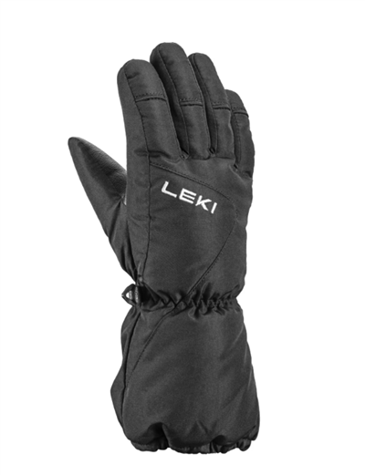 Lyžiarske rukavice LEKI Nevio Junior, black